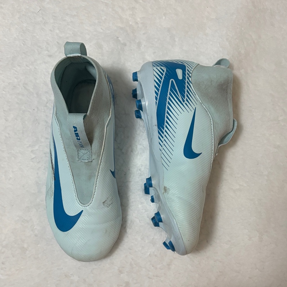 Nike 1Y air zoom Kids Light Blue Soccer cleats Sneakers